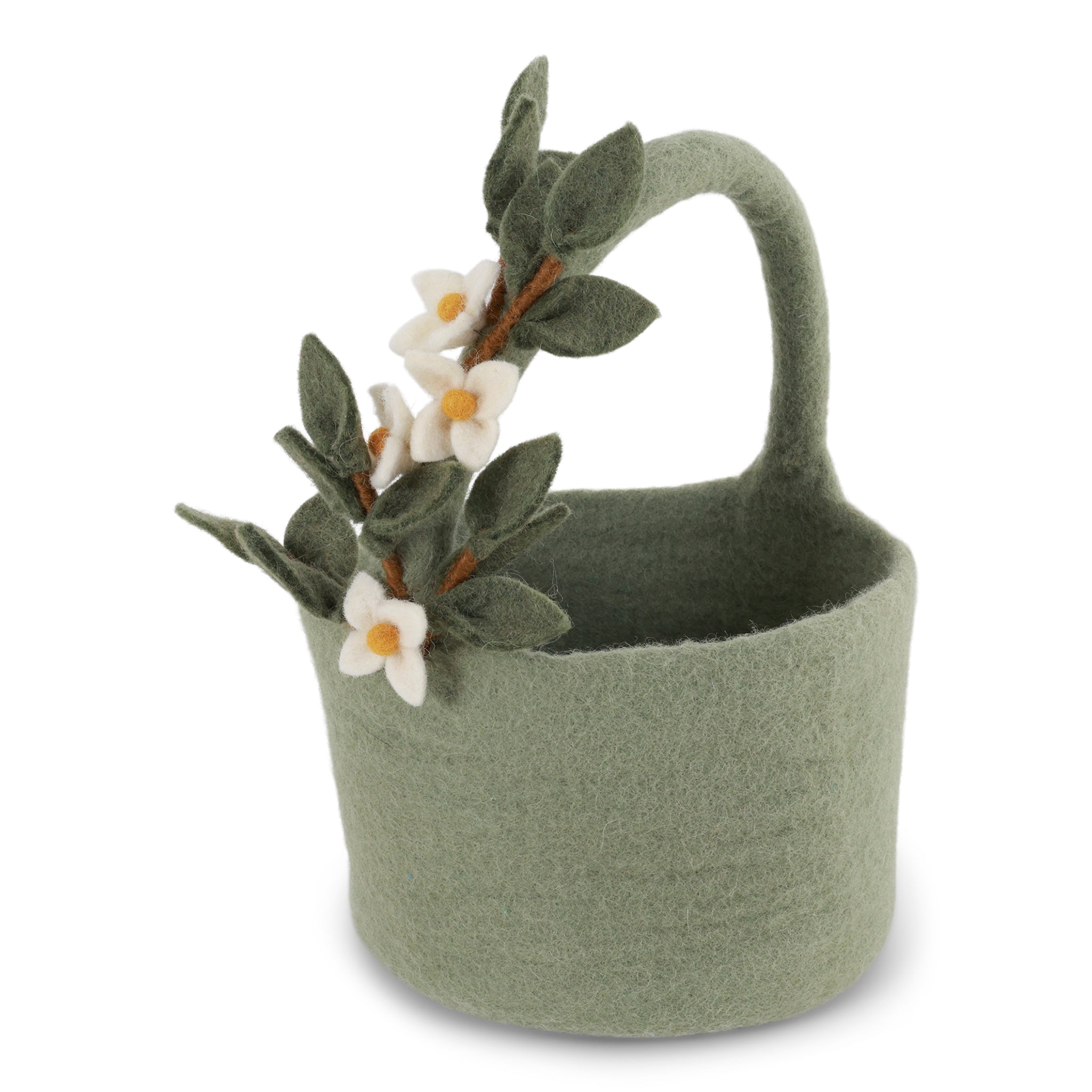 Felt Flower Basket