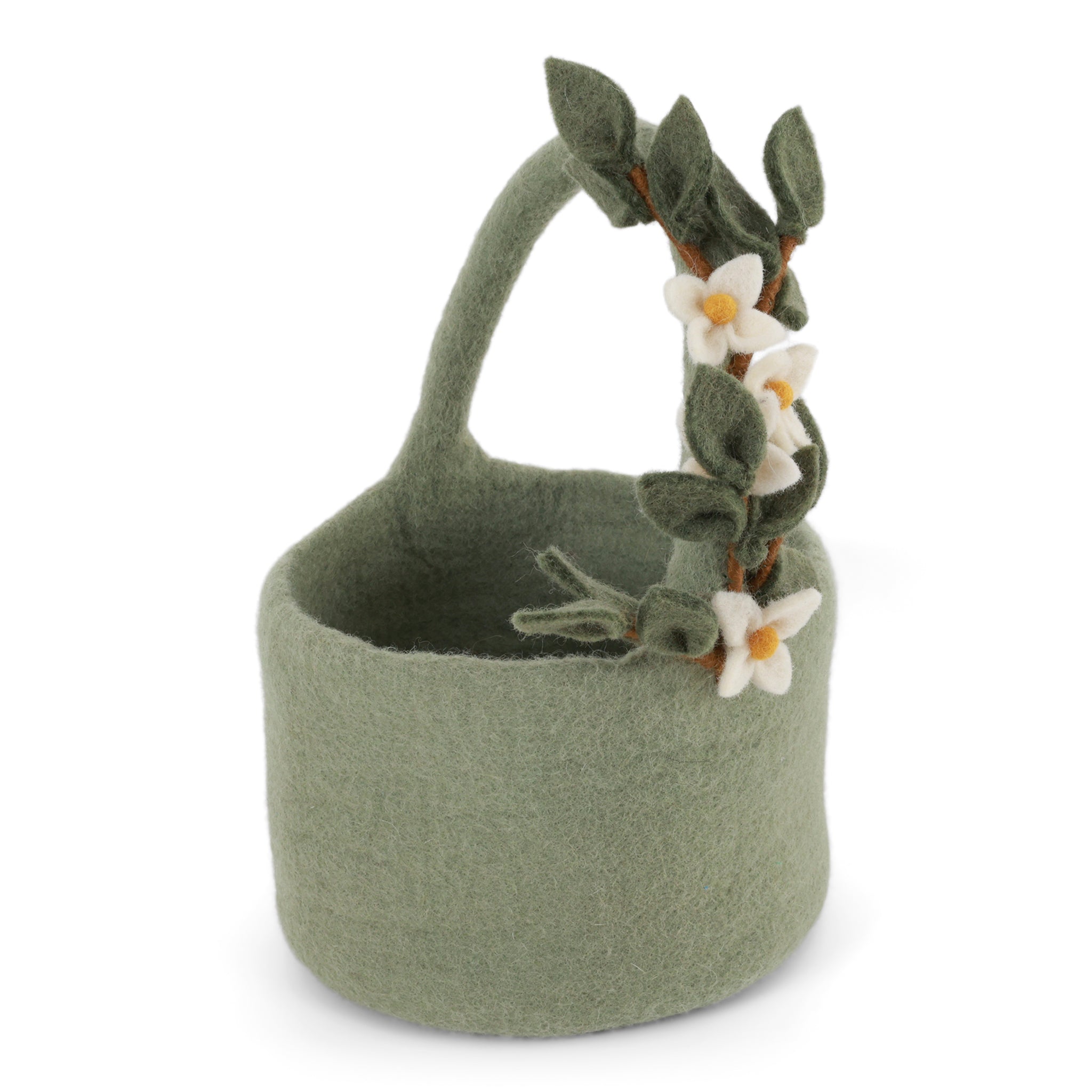 Felt Flower Basket