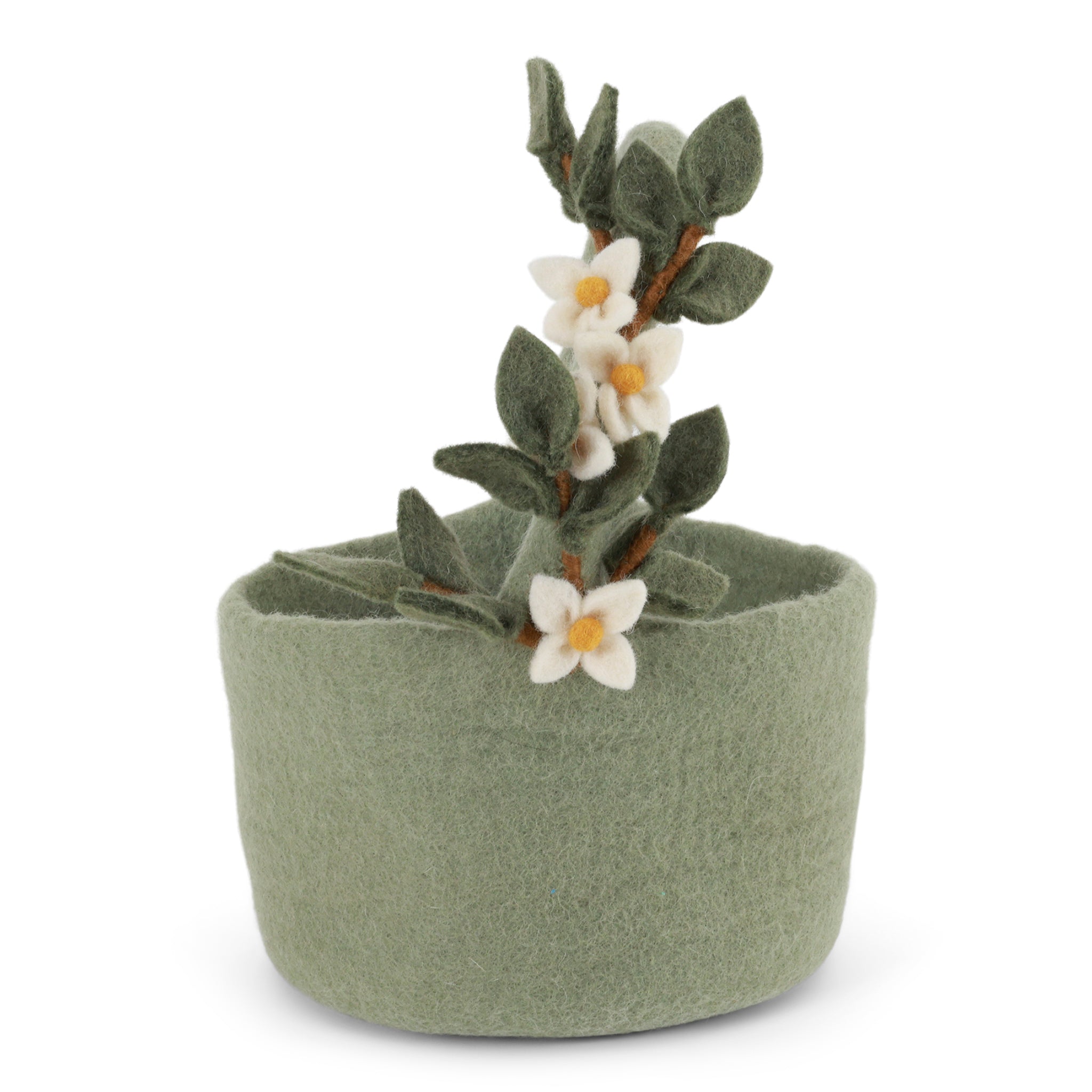 Felt Flower Basket