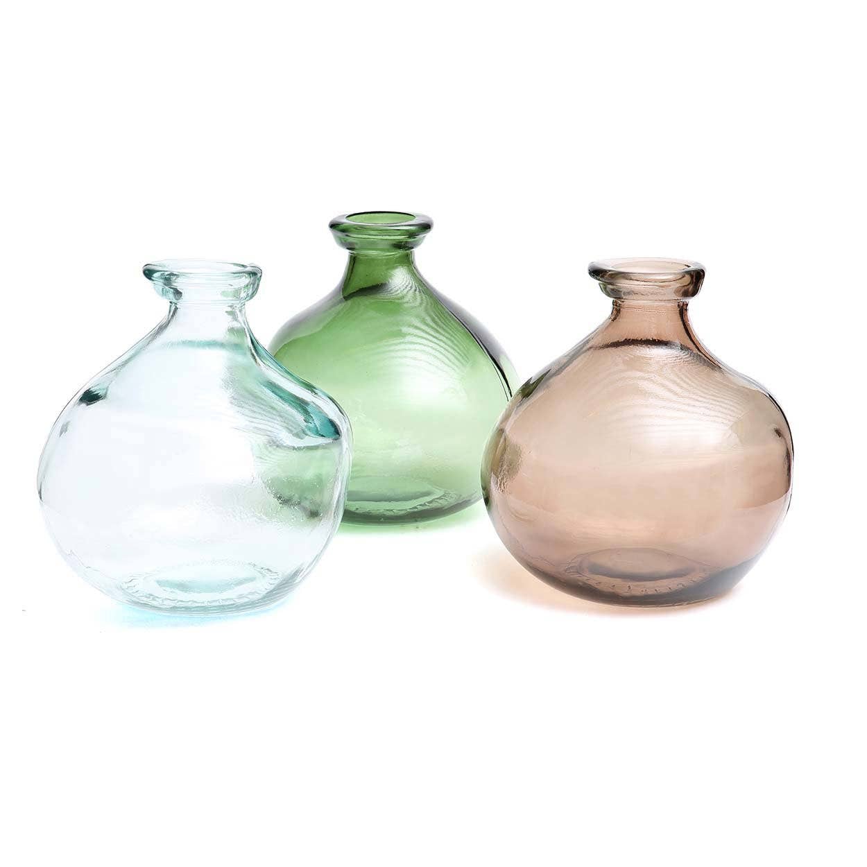 Recycled Glass Vase - Blue