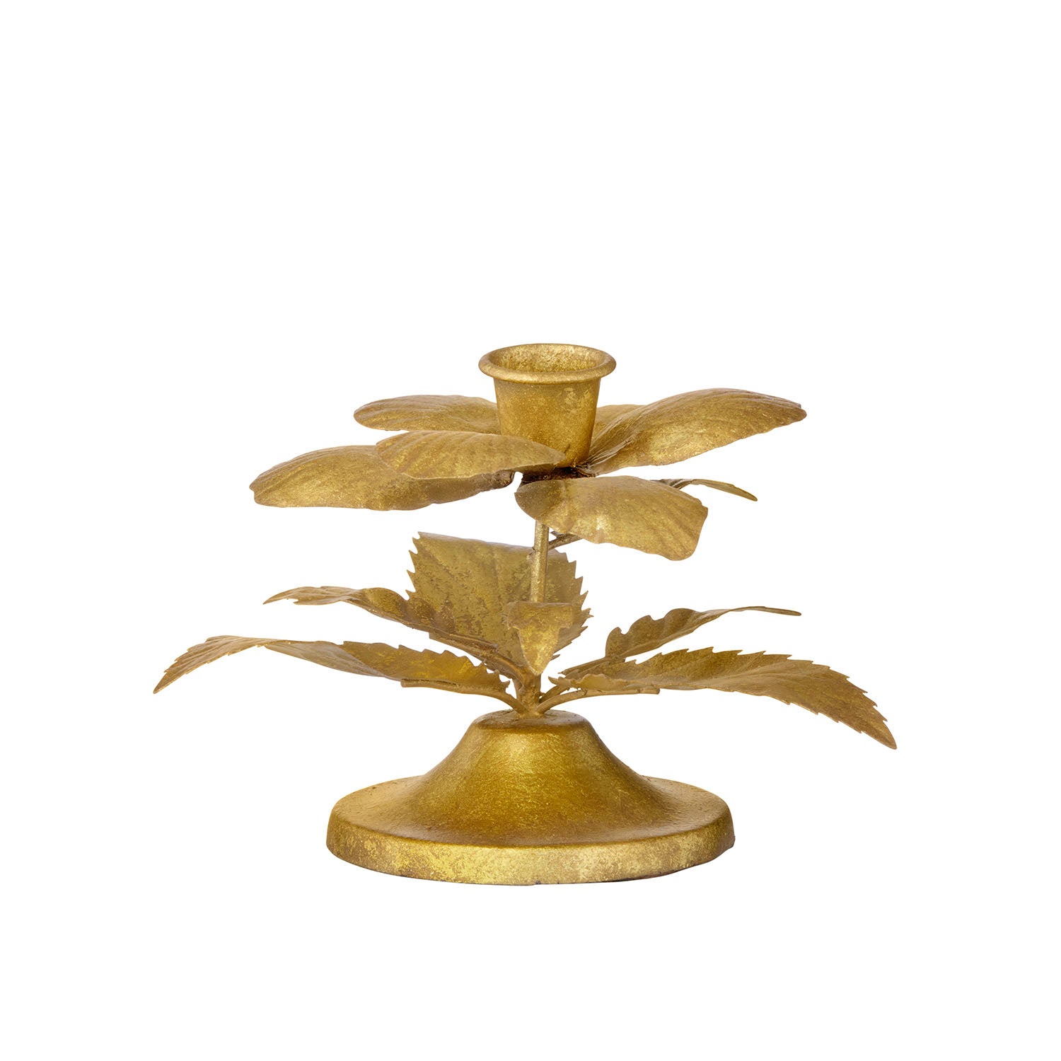 Golden Rose Candle Holder