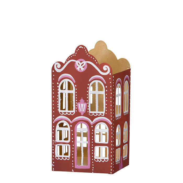 Small Gingerbread House Candle Holder