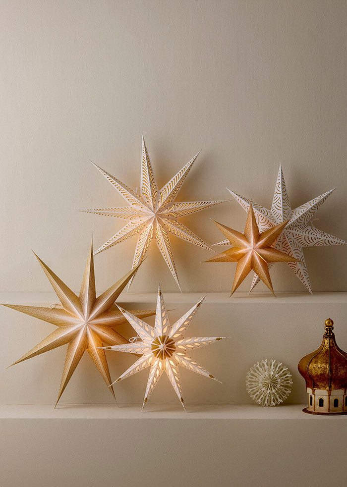 Paper Star Moonlight Gold Ø80cm