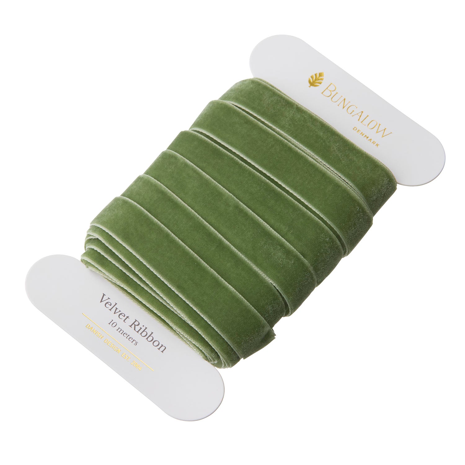 Moss Velvet Ribbon