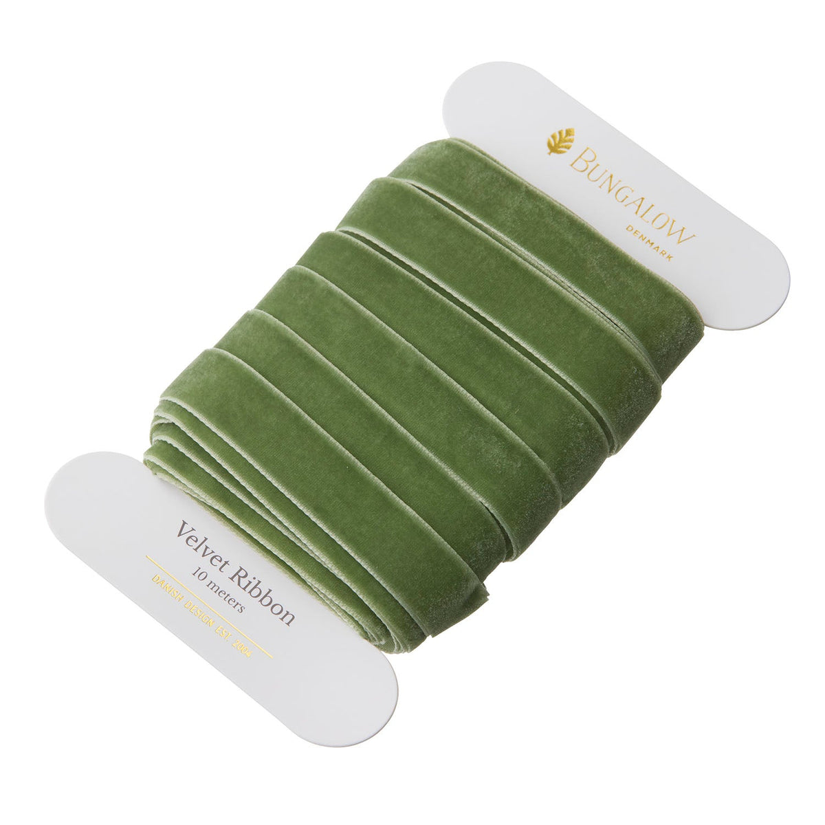 Velvet Ribbon 16mm Moss