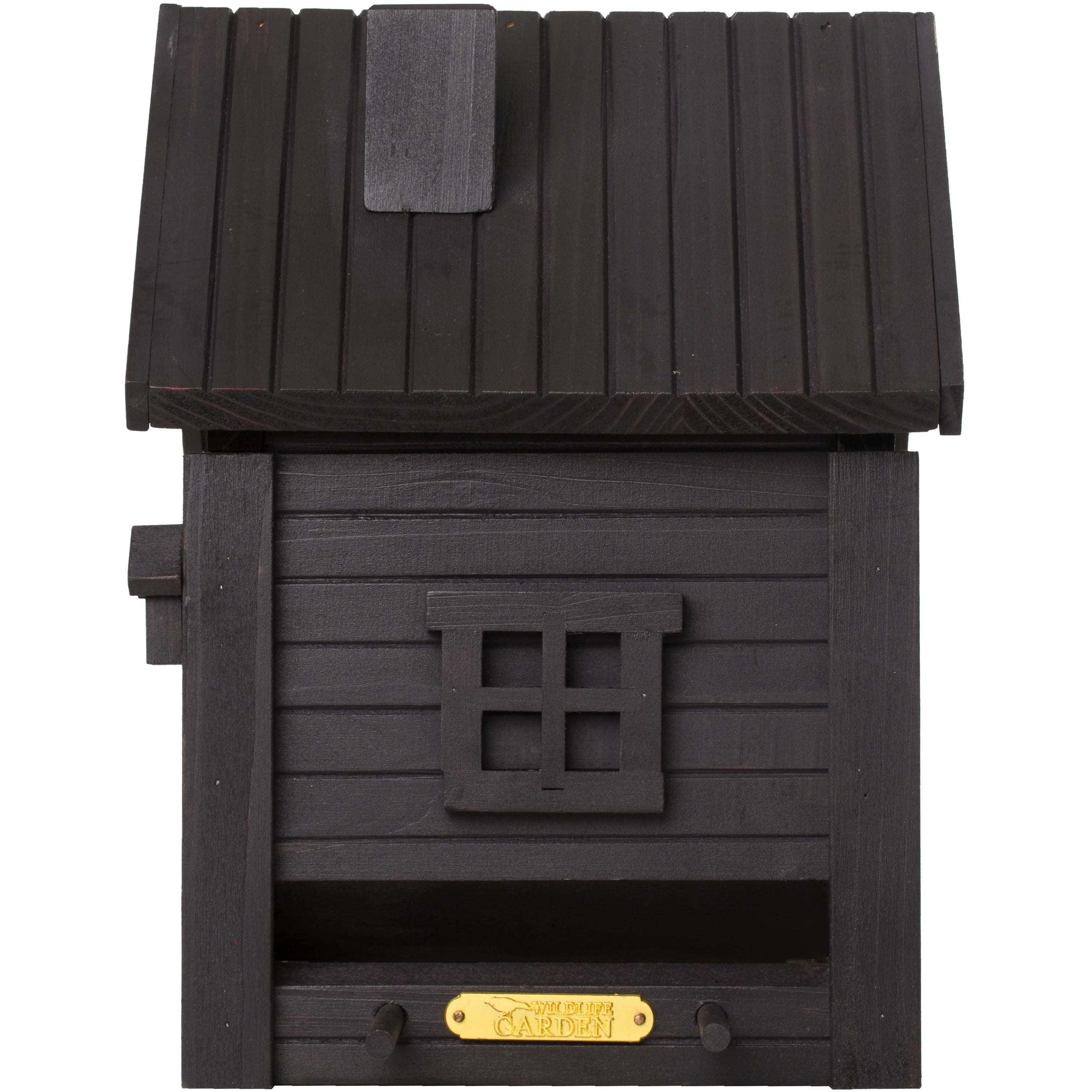 Multiholk Carbon Black Feeder and Bird Nest