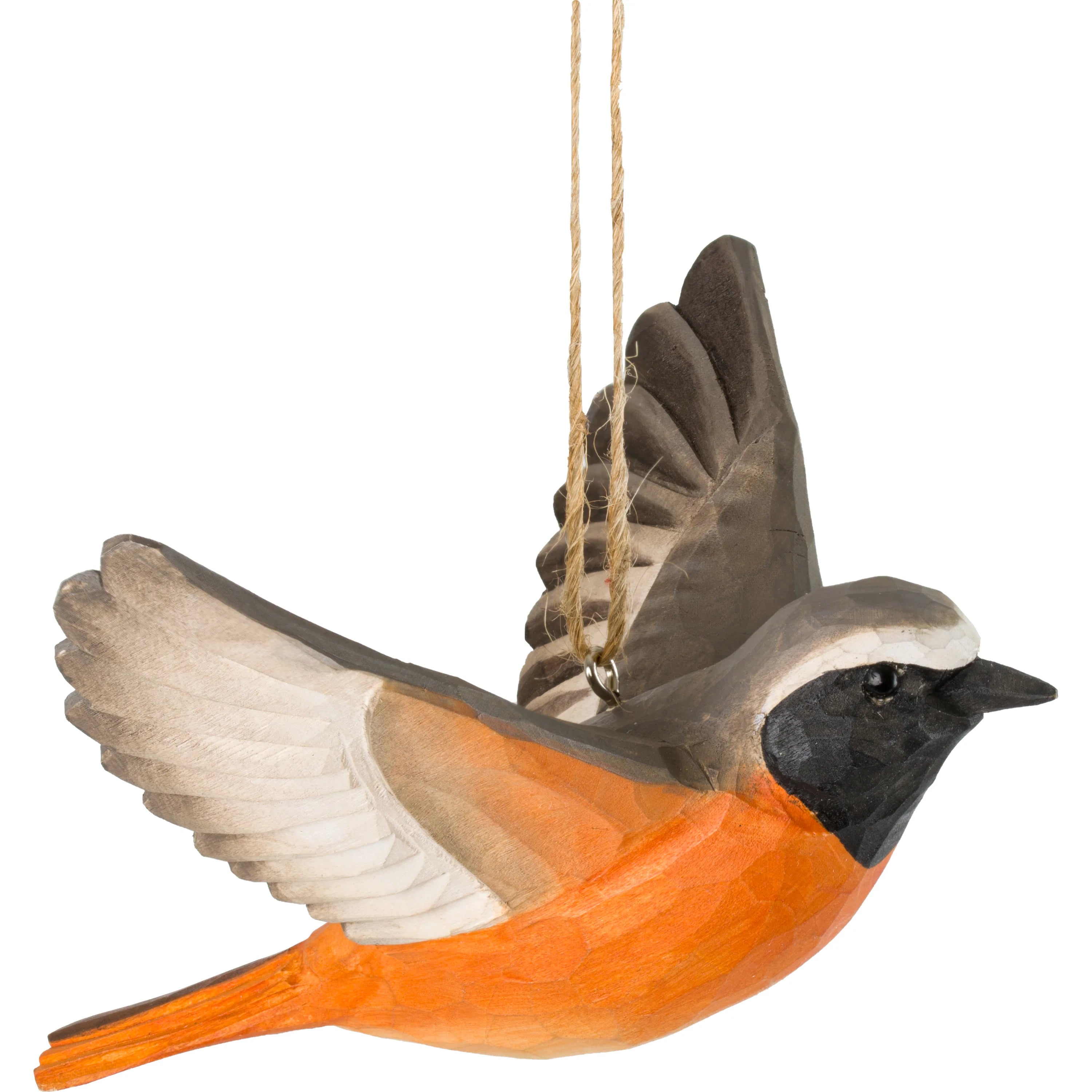 Carved Flying Redstart