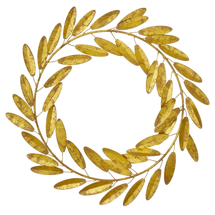 Large Golden Olive Leaf Wreath