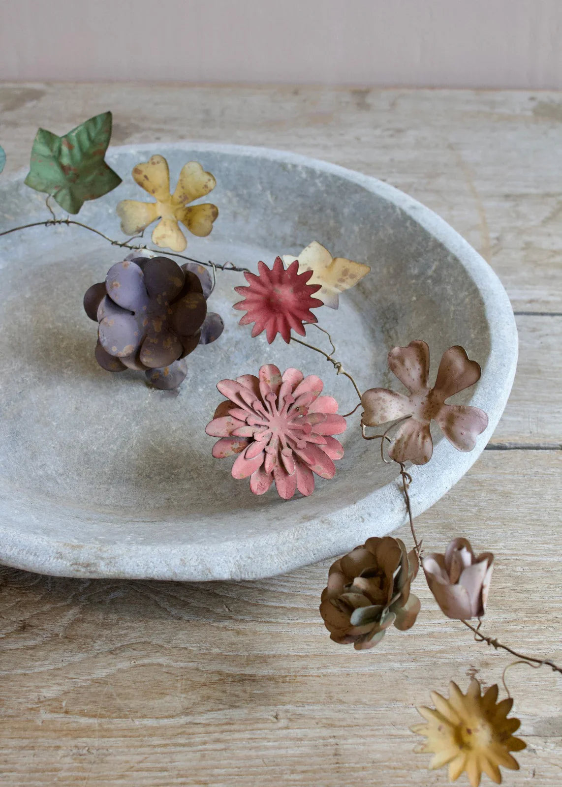 Metal Flower Garland