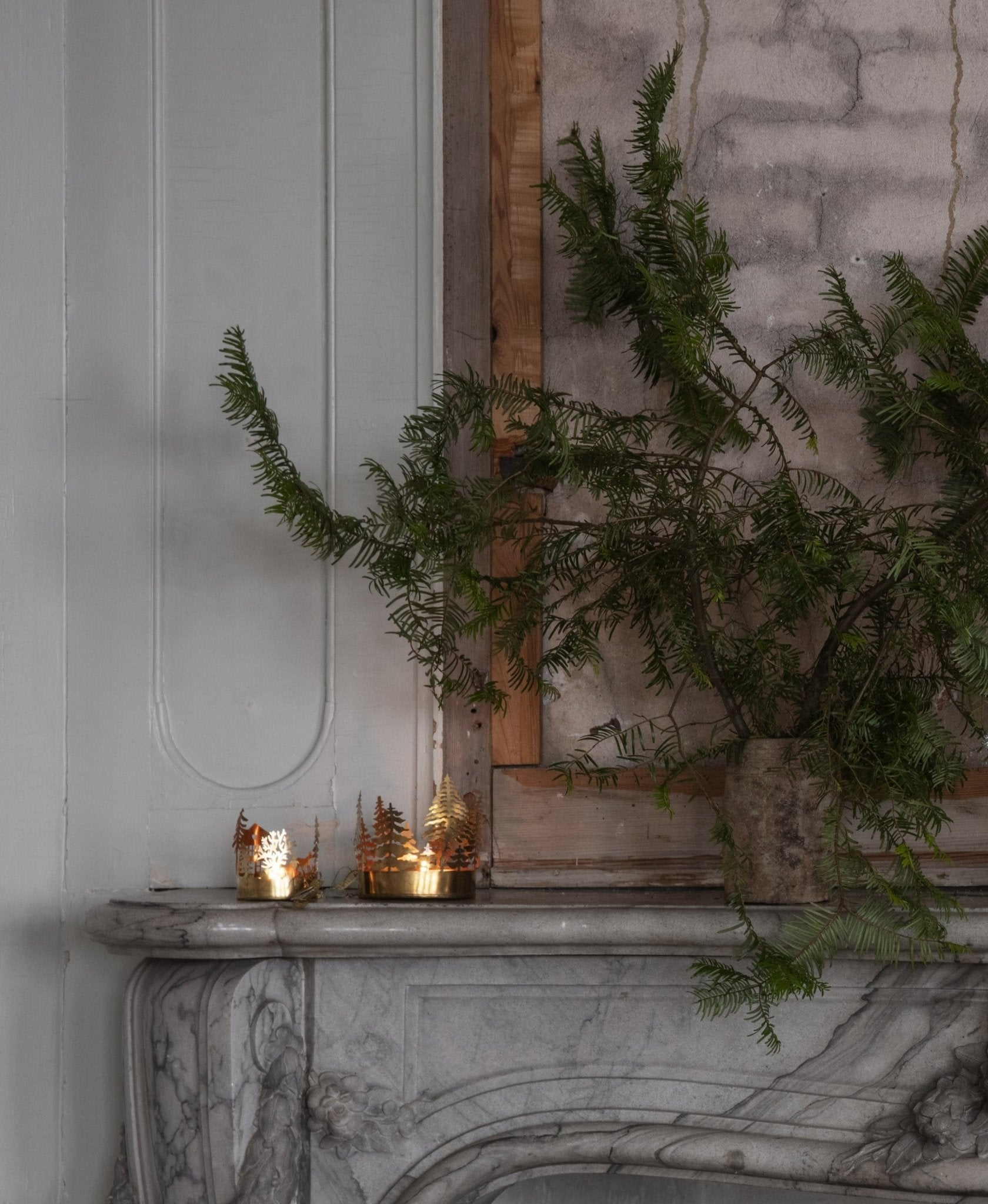 NORDIC.CHRISTMAS - Brass tree hurricane