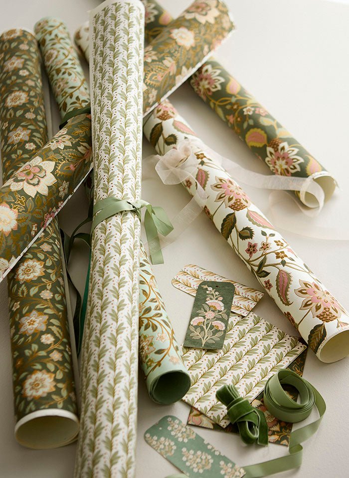 NORDIC.CHRISTMAS - Handmade Paper Naya Moss - set of 6 sheets