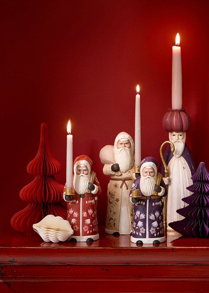 NORDIC.CHRISTMAS - Santa Marigold Vanilla Candle Holder