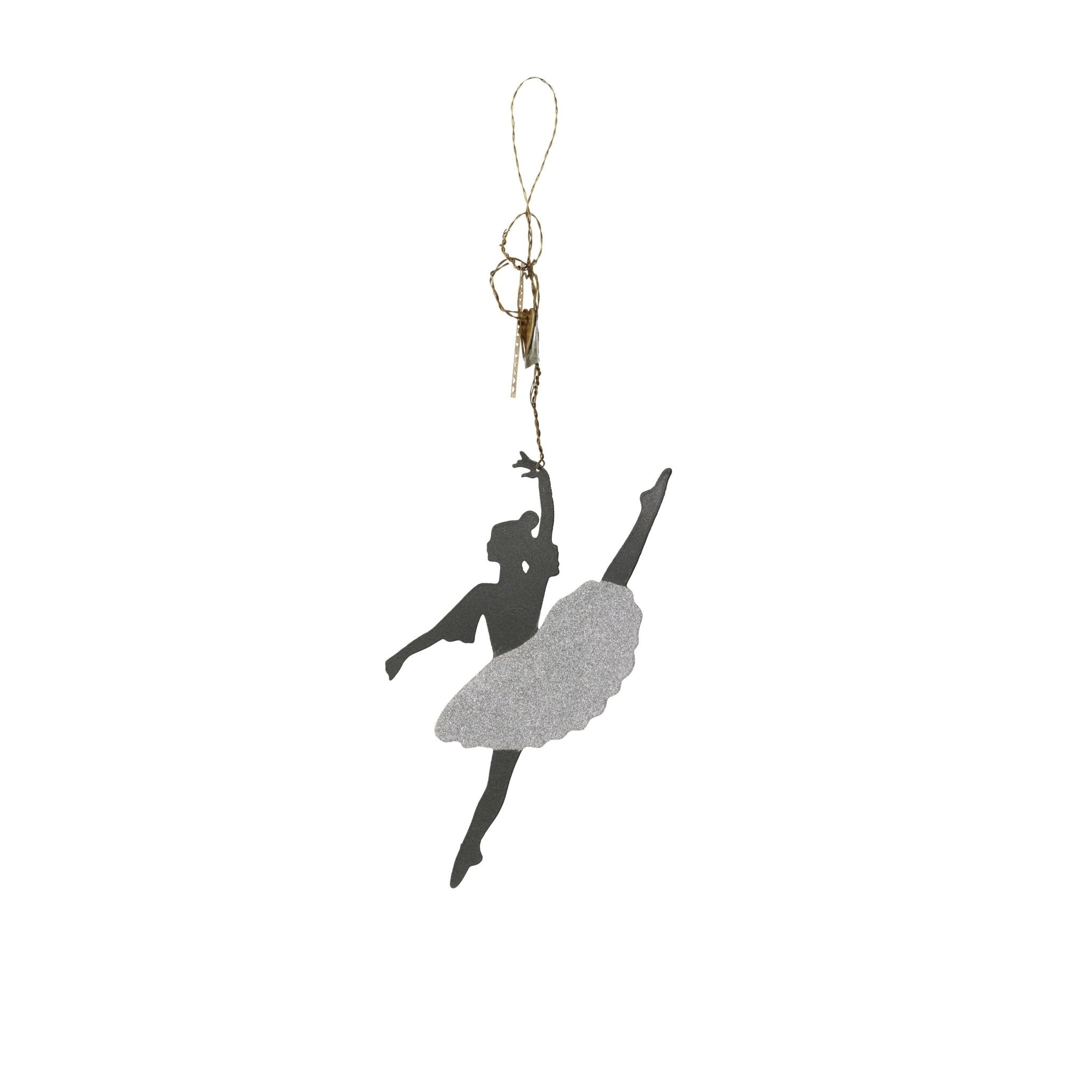 NORDIC.CHRISTMAS - Walther & co ballet dancer zinc ornament