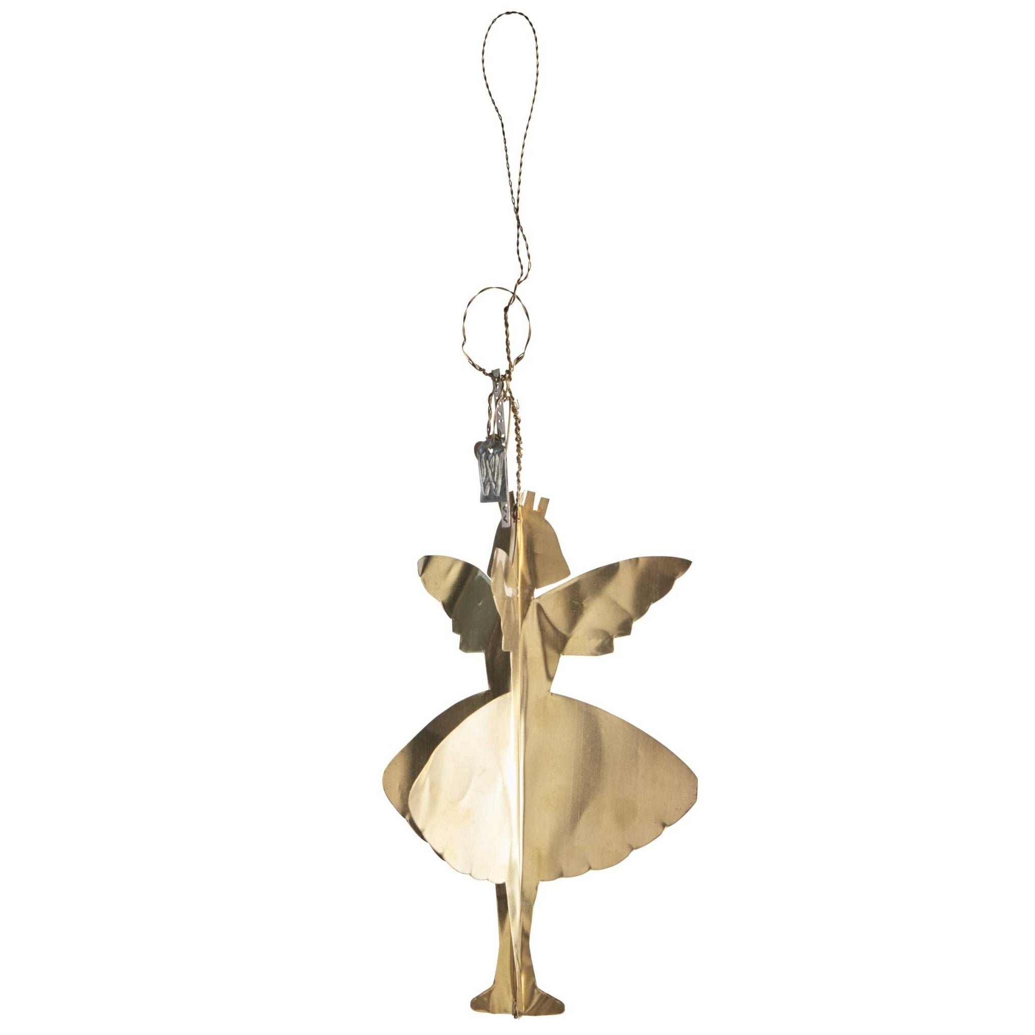 NORDIC.CHRISTMAS - Walther & co brass angel ornament