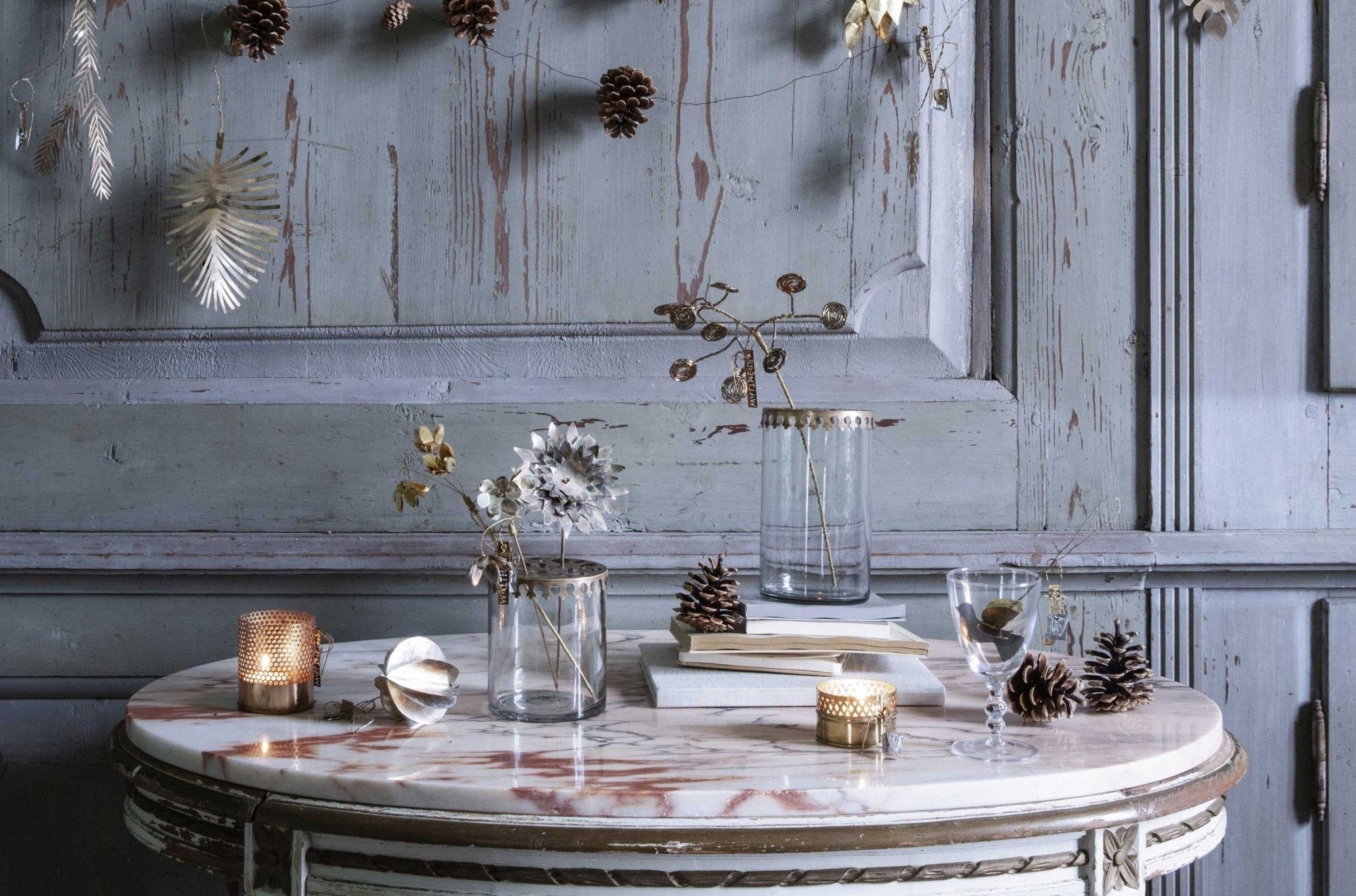 NORDIC.CHRISTMAS - Walther&co brass candle holder
