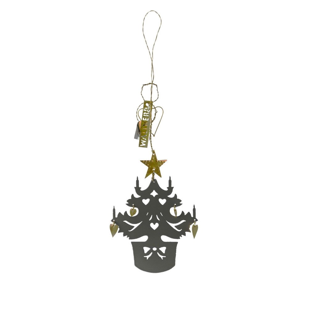 NORDIC.CHRISTMAS - Walther&co Christmas tree in a pot ornament
