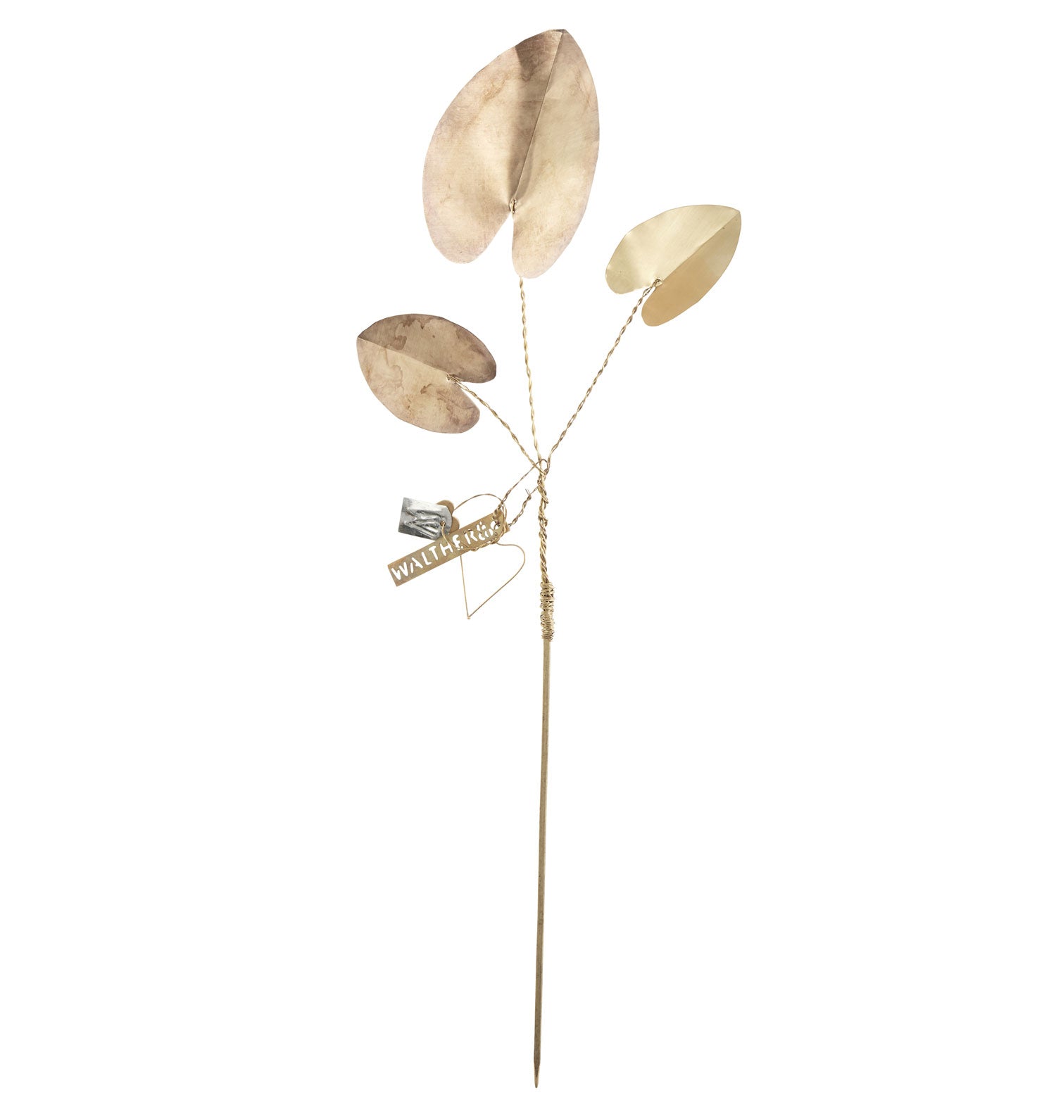 NORDIC.CHRISTMAS - Walther&co brass & sliver leaf branch