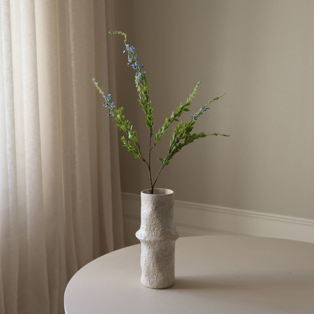 Blue Wild Flower Stem