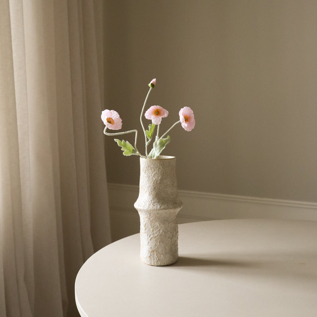 Light Pink Poppy Flower Stem