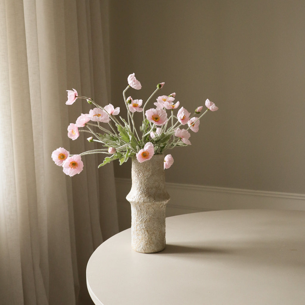 Light Pink Poppy Flower Stem