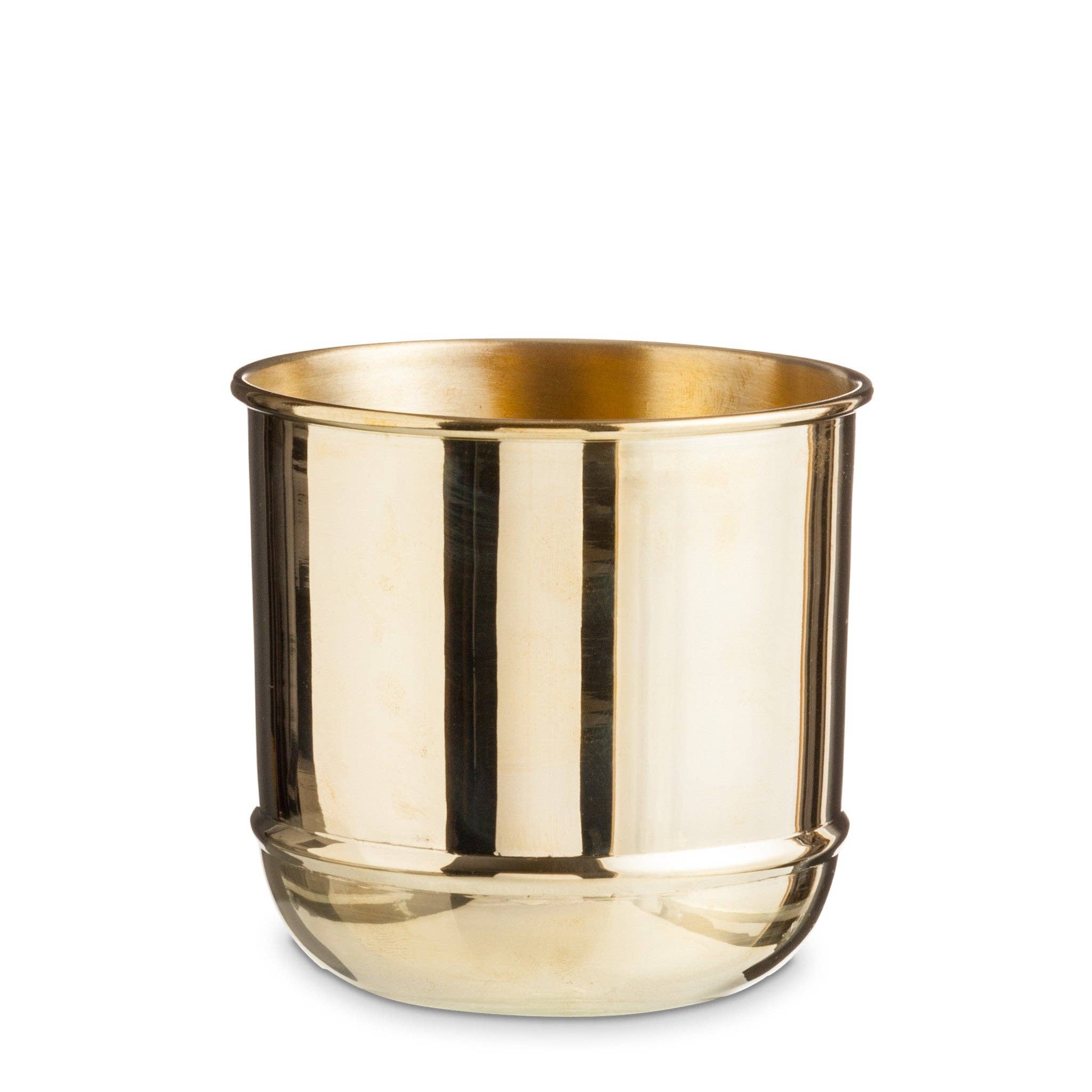 Small Brass Flower Pot