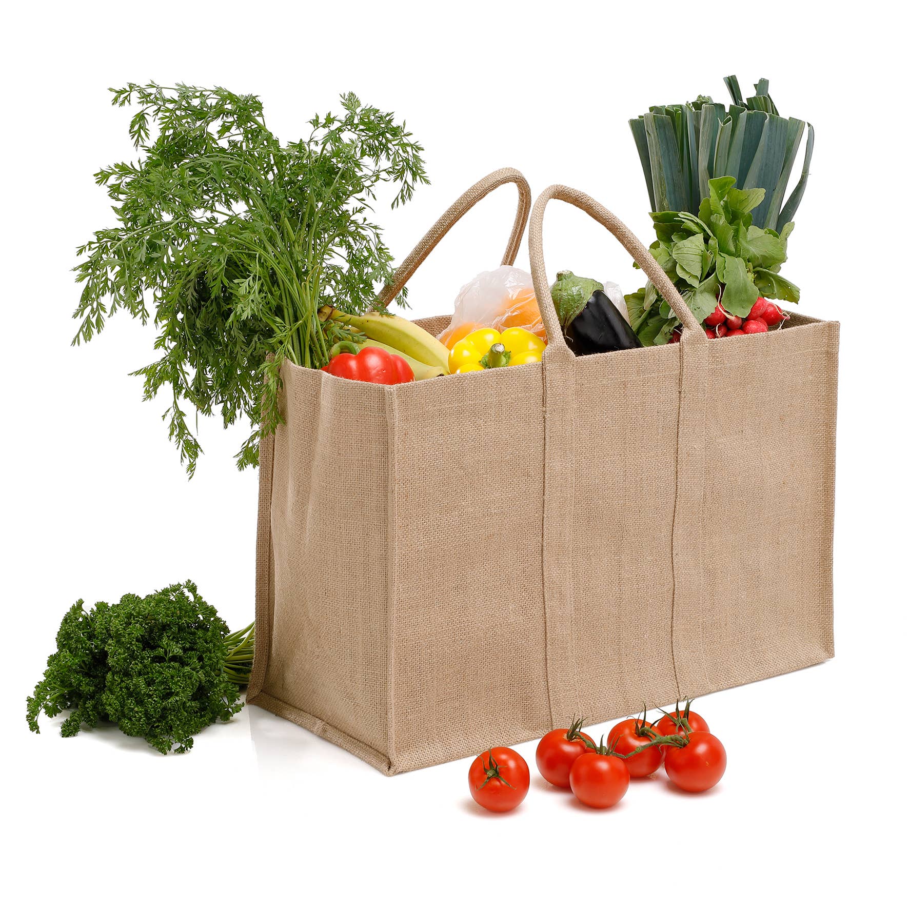 Burlap Tote Bag