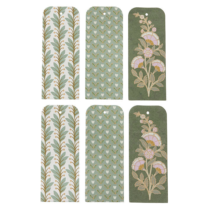Gift Tags Calla Fern - set of 6