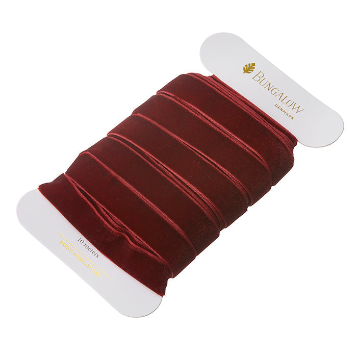 Wine Velvet Ribbon