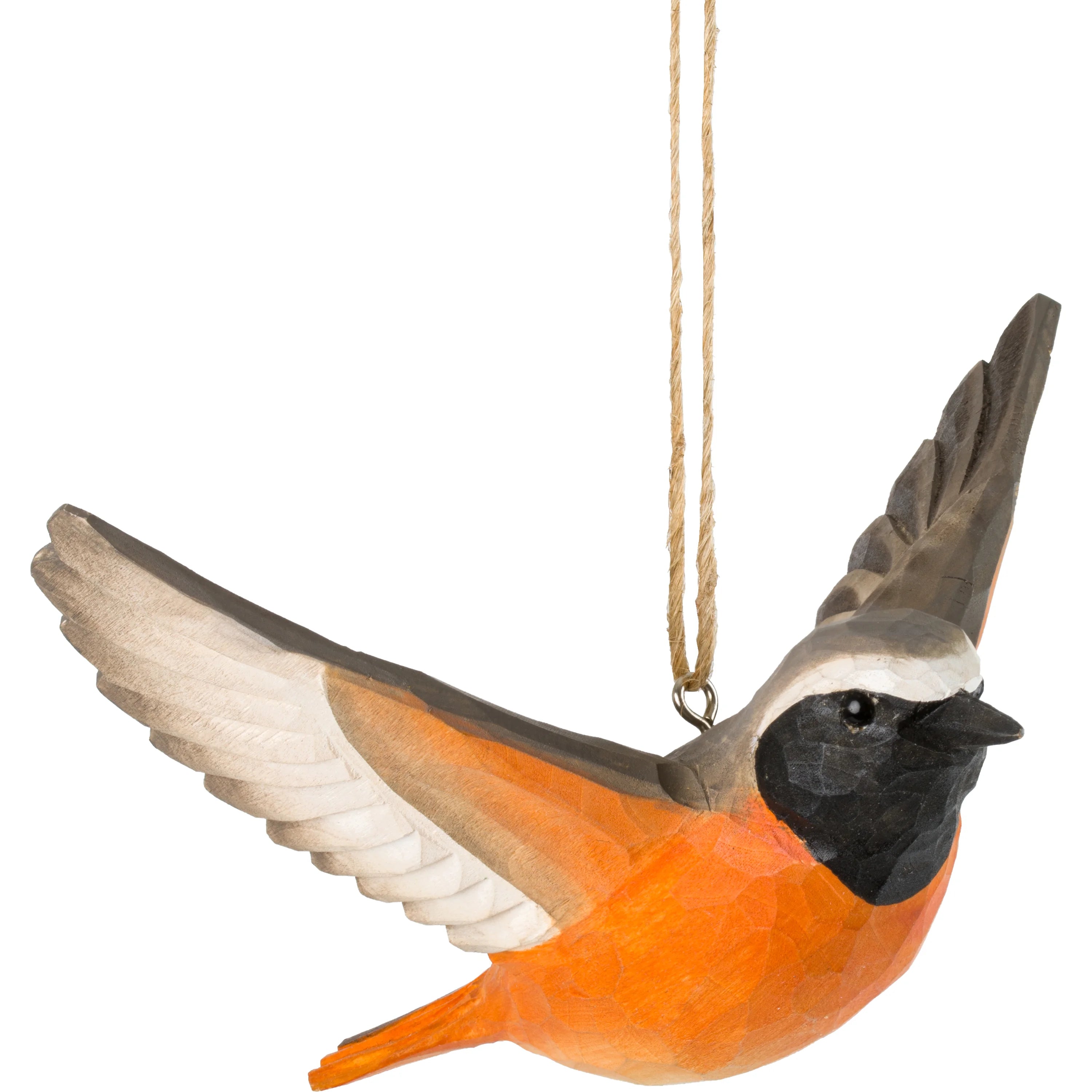 Carved Flying Redstart