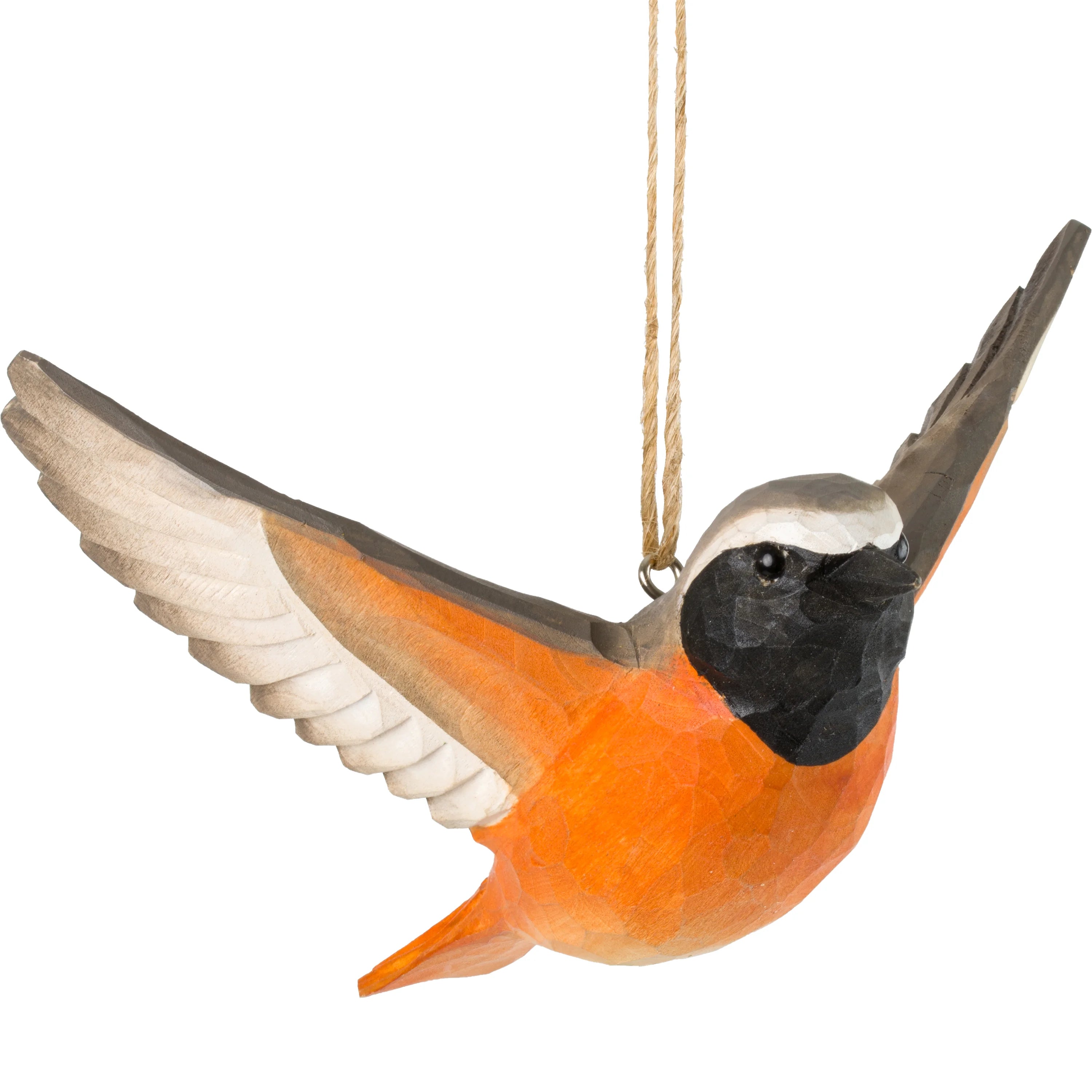Carved Flying Redstart