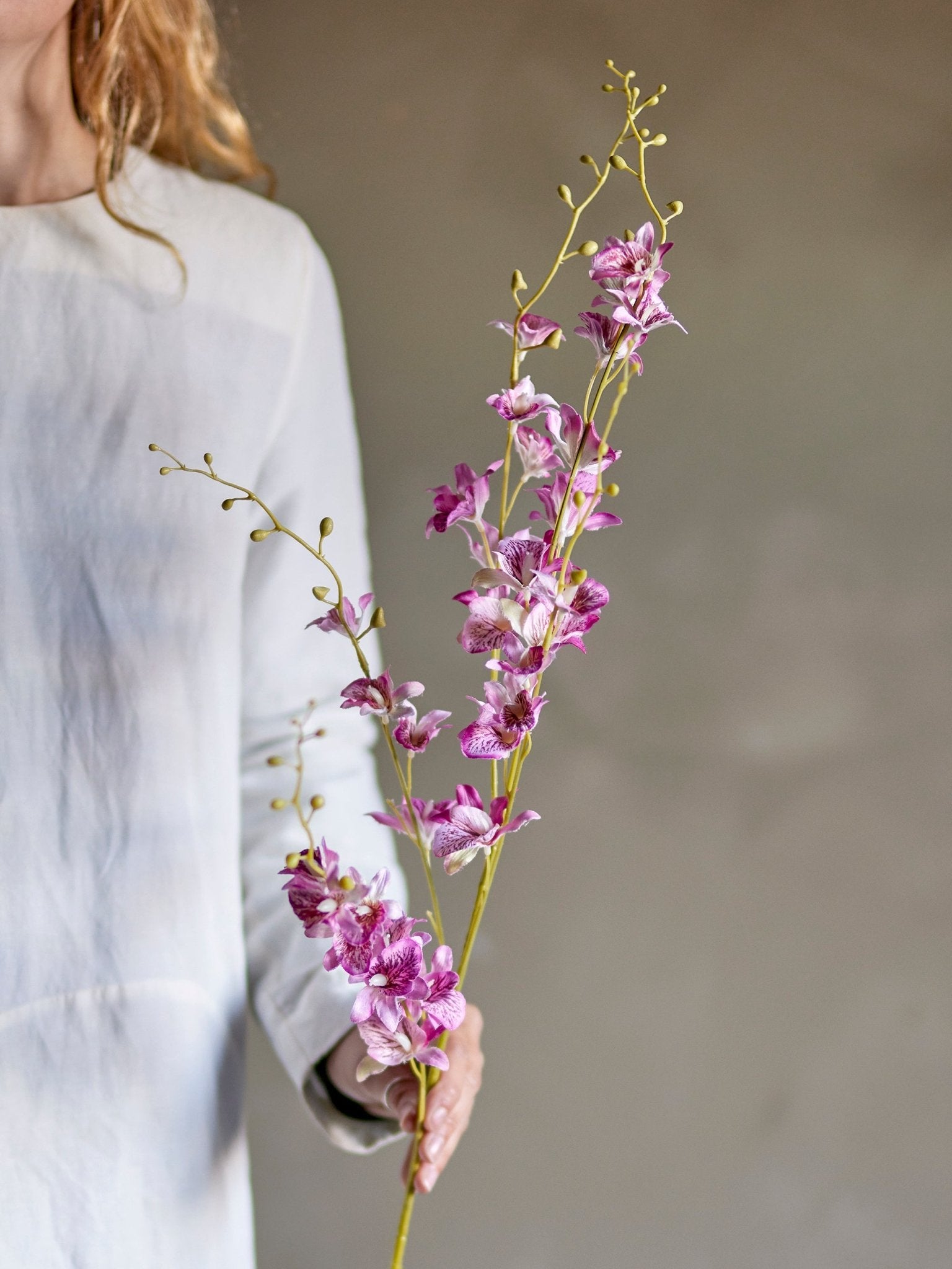 NORDIC.CHRISTMAS - Small Rose Orchid Stem