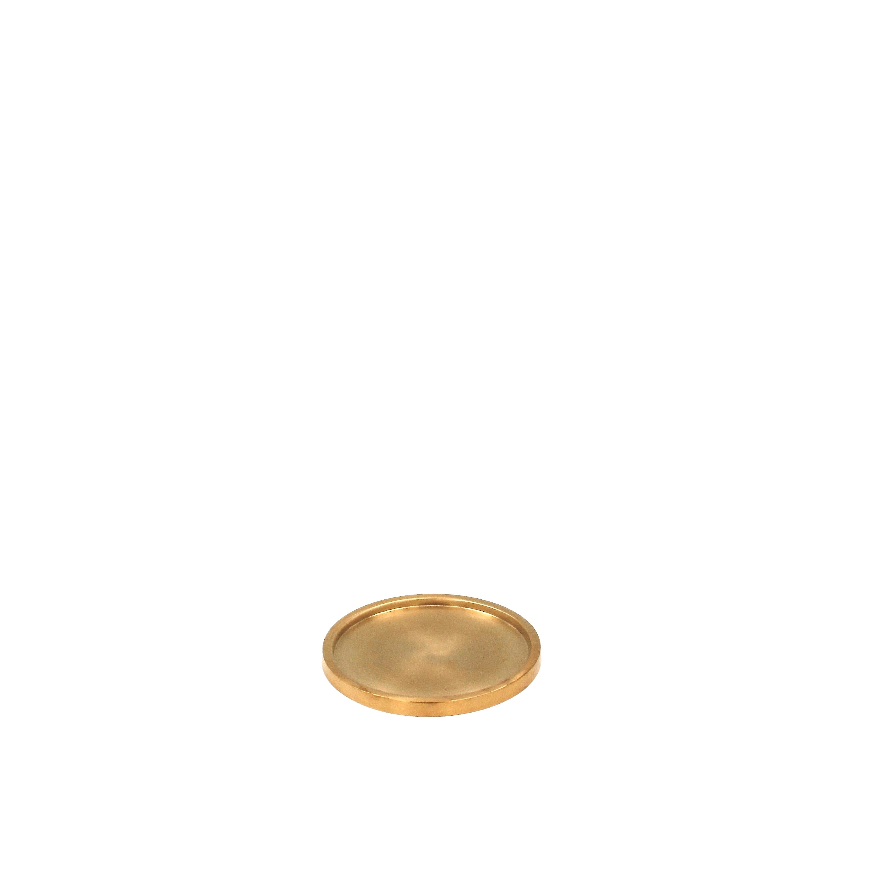 Brass round decoration tray