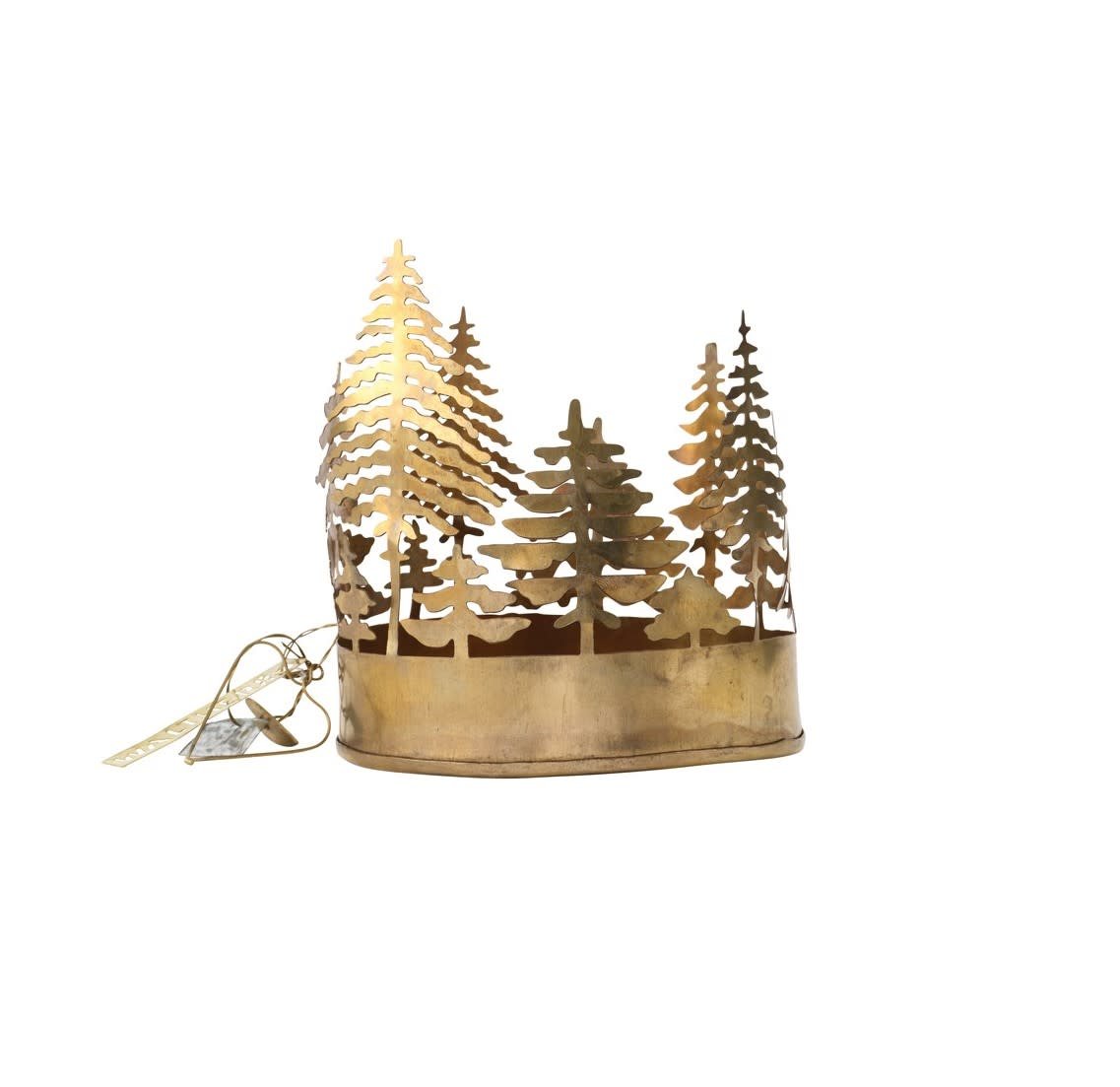 NORDIC.CHRISTMAS - Brass tree hurricane