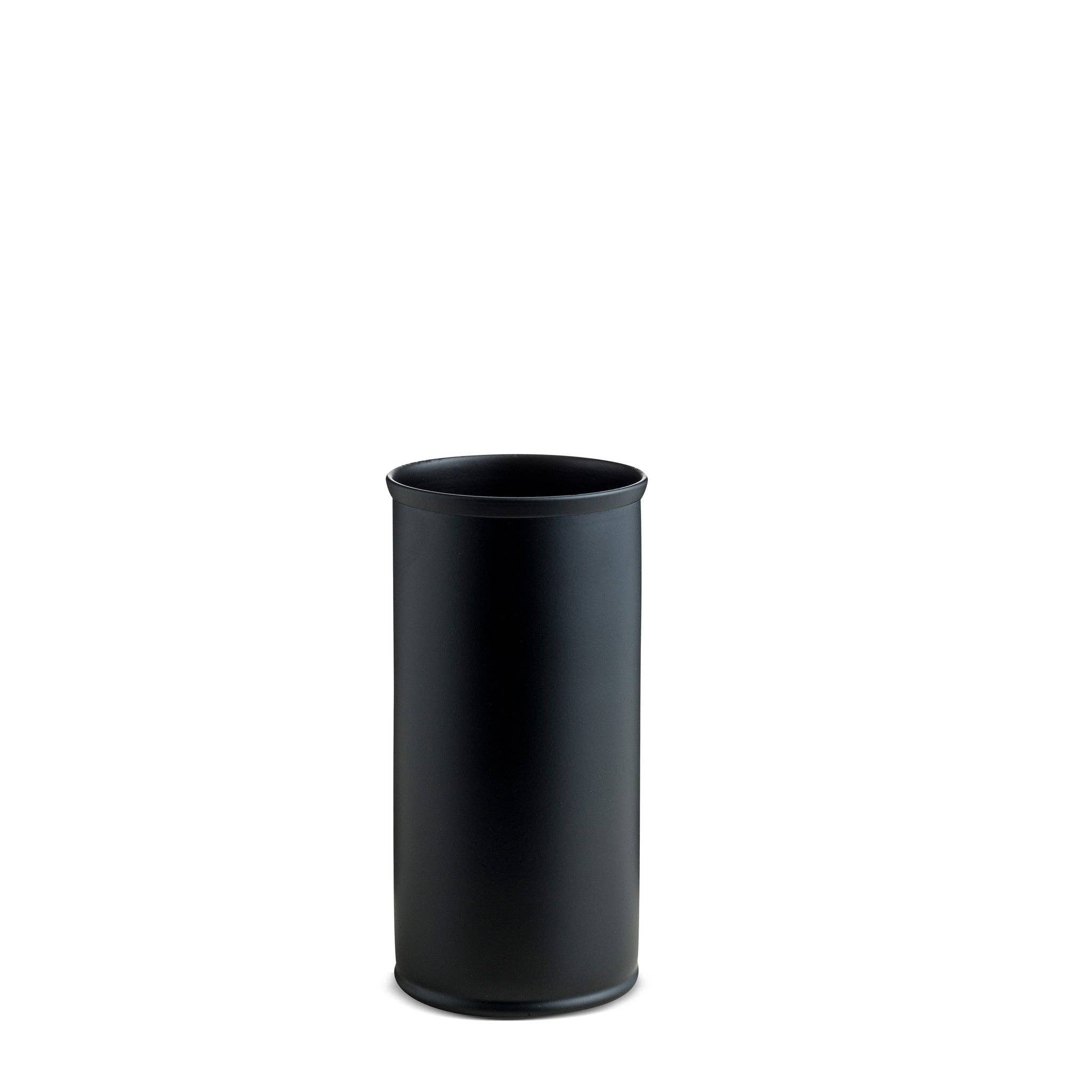Medium Black Metal Vase