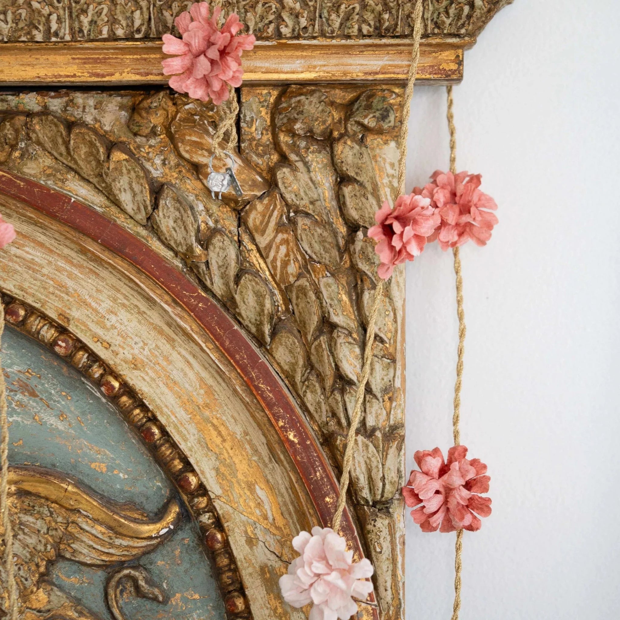 NORDIC.CHRISTMAS - Vintage 3 - Meter twisted paper Yoshino Cherry Blossom garland