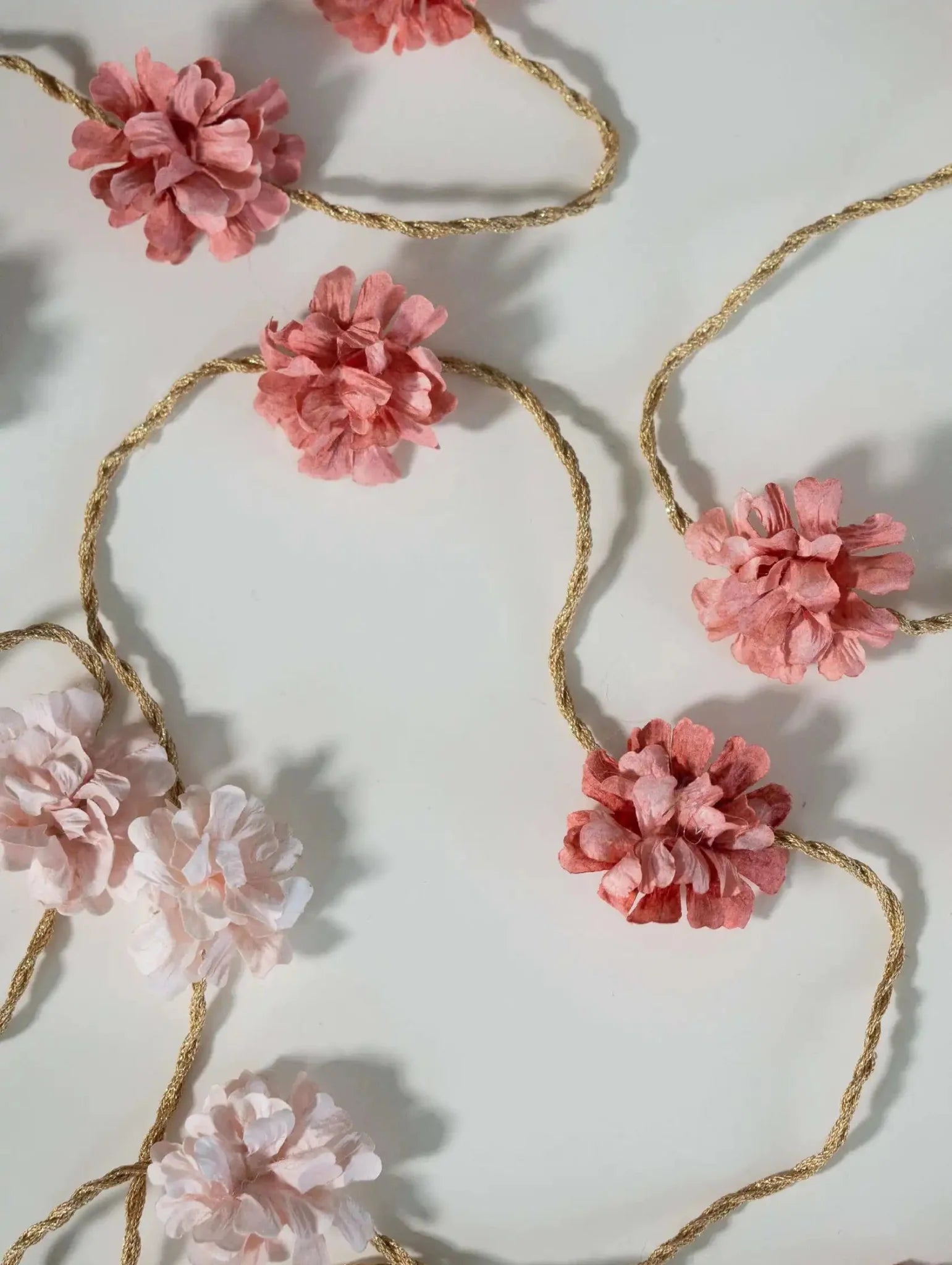 NORDIC.CHRISTMAS - Vintage 3 - Meter twisted paper Yoshino Cherry Blossom garland