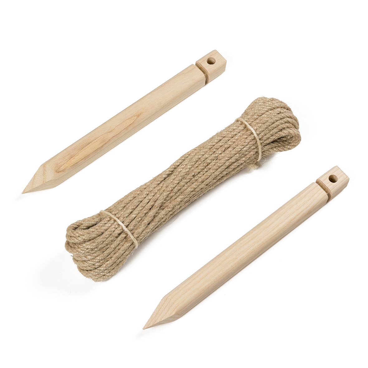 Gardener Beech Stakes + Hemp Rope