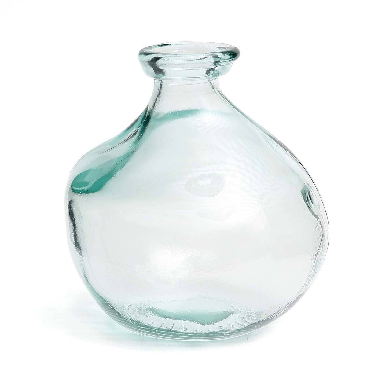 Recycled Glass Vase - Blue