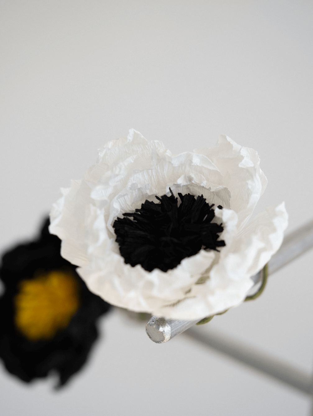 NORDIC.CHRISTMAS - Handmade antique - inspired crepe paper flowers in 5 colors
