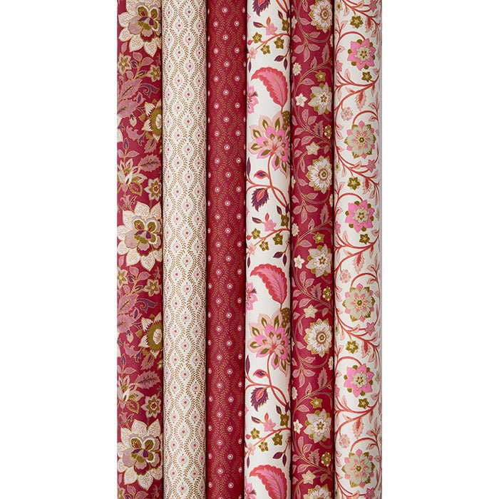 NORDIC.CHRISTMAS - Handmade Paper Roja Ruby - set of 6 sheets