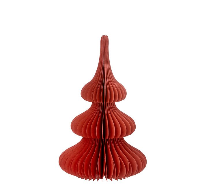 NORDIC.CHRISTMAS - Honeycomb Tree - Spruce H24cm Ruby
