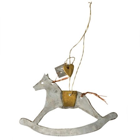 Walther&co Rocking horse ornament