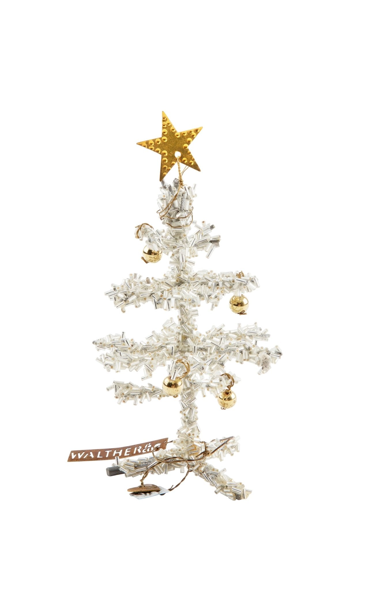 NORDIC.CHRISTMAS - Silver Christmas tree with baubles
