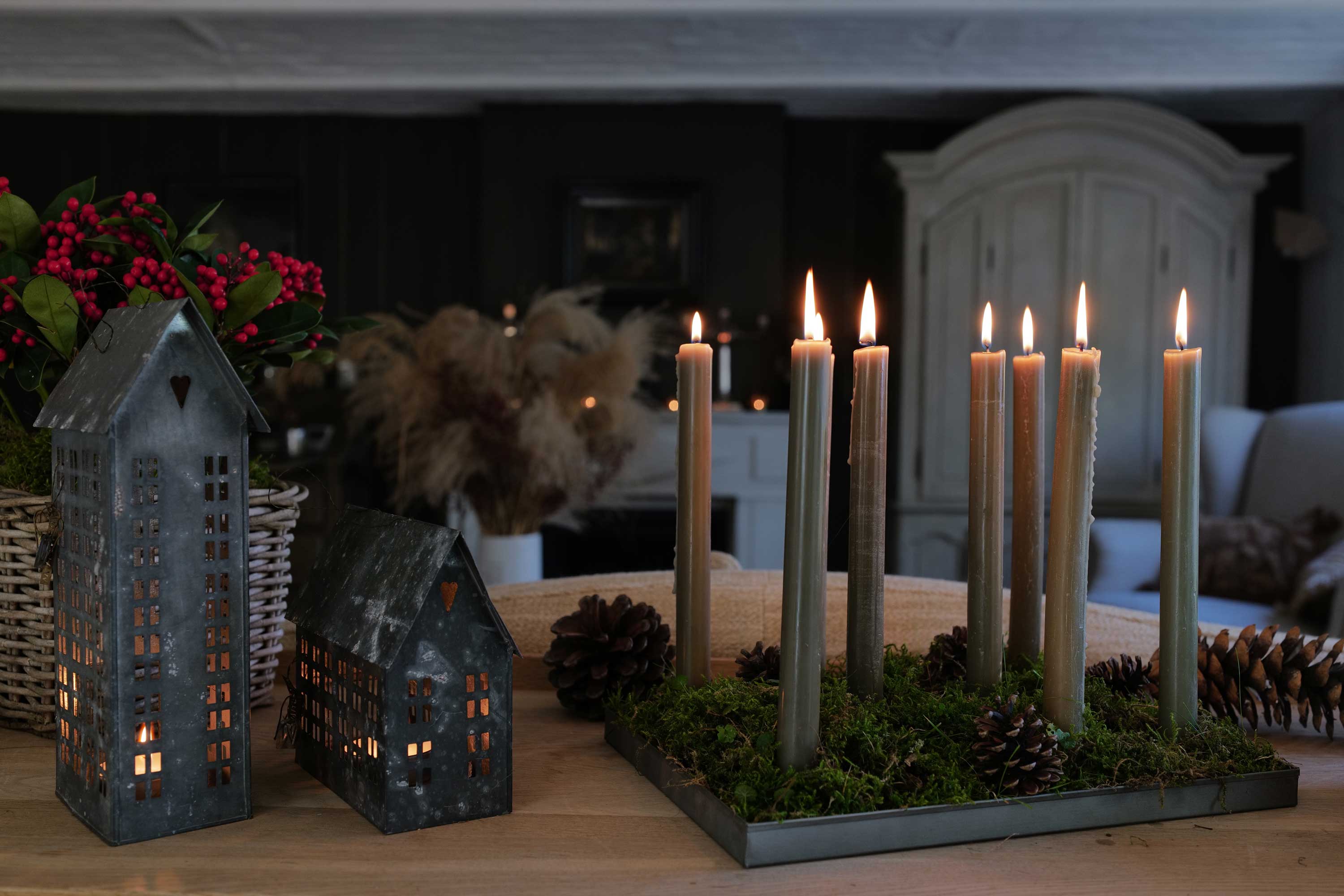Walther&co 12-candle zinc tray