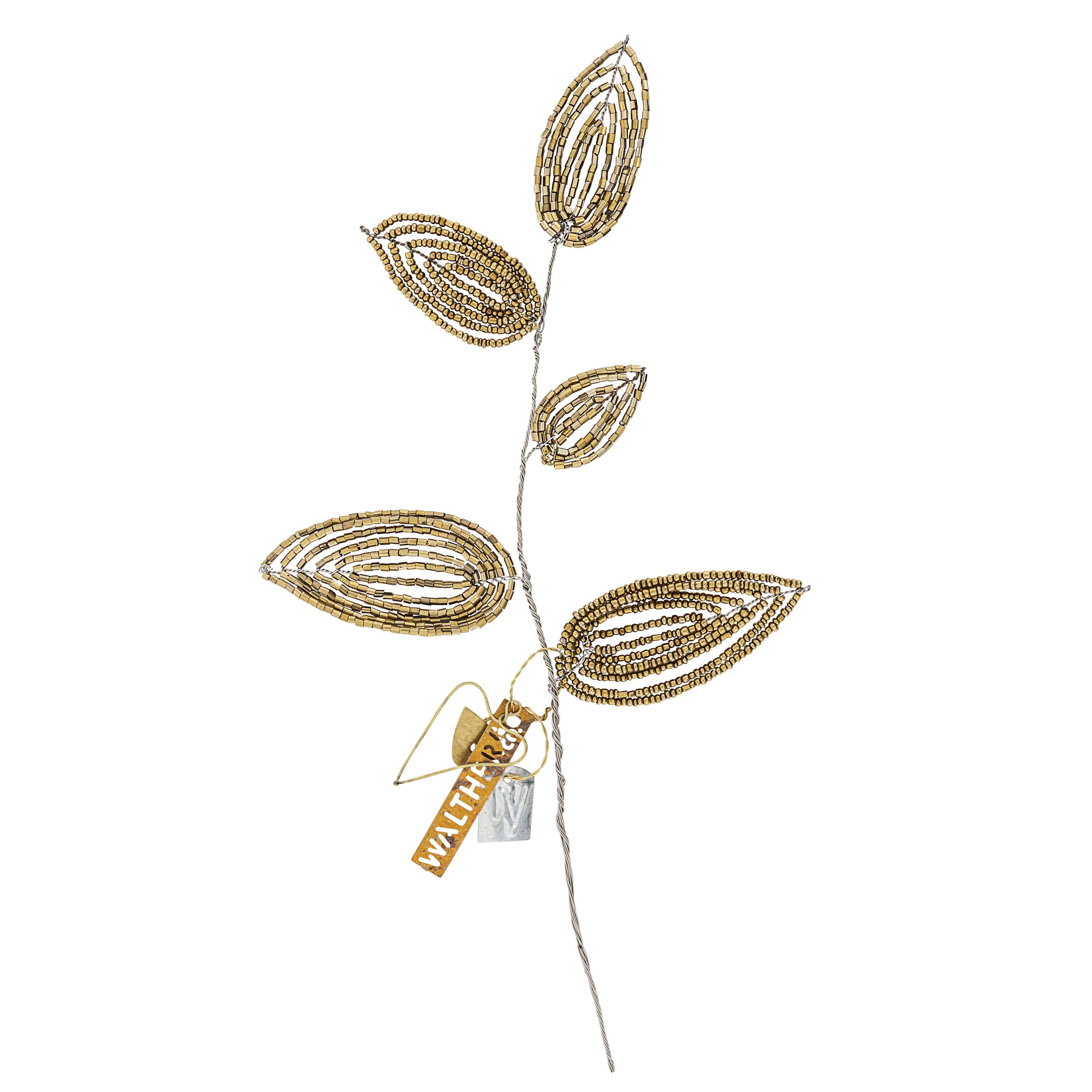 Beaded Leaves Branch