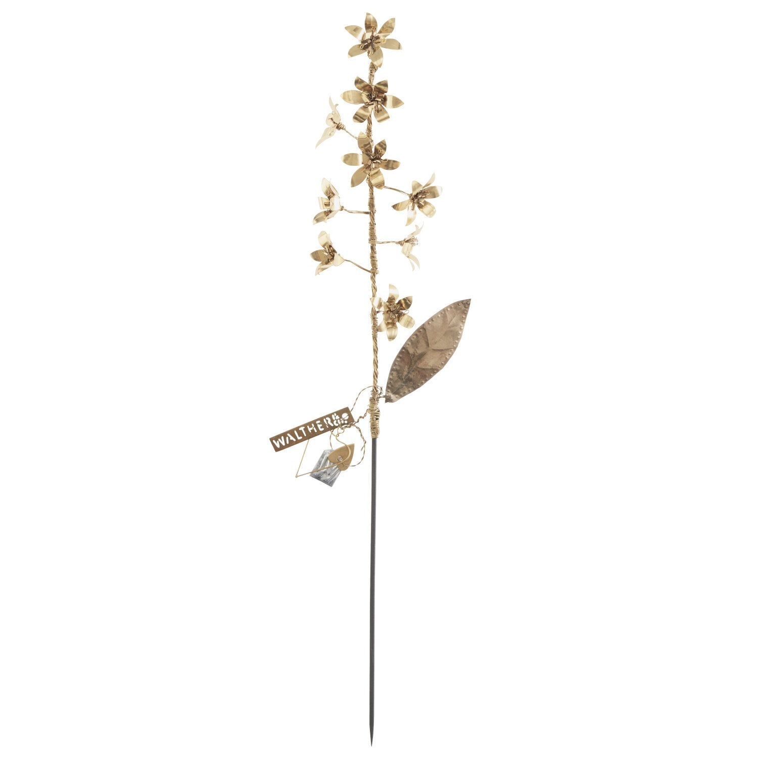 NORDIC.CHRISTMAS - Walther&co brass delphinium flower