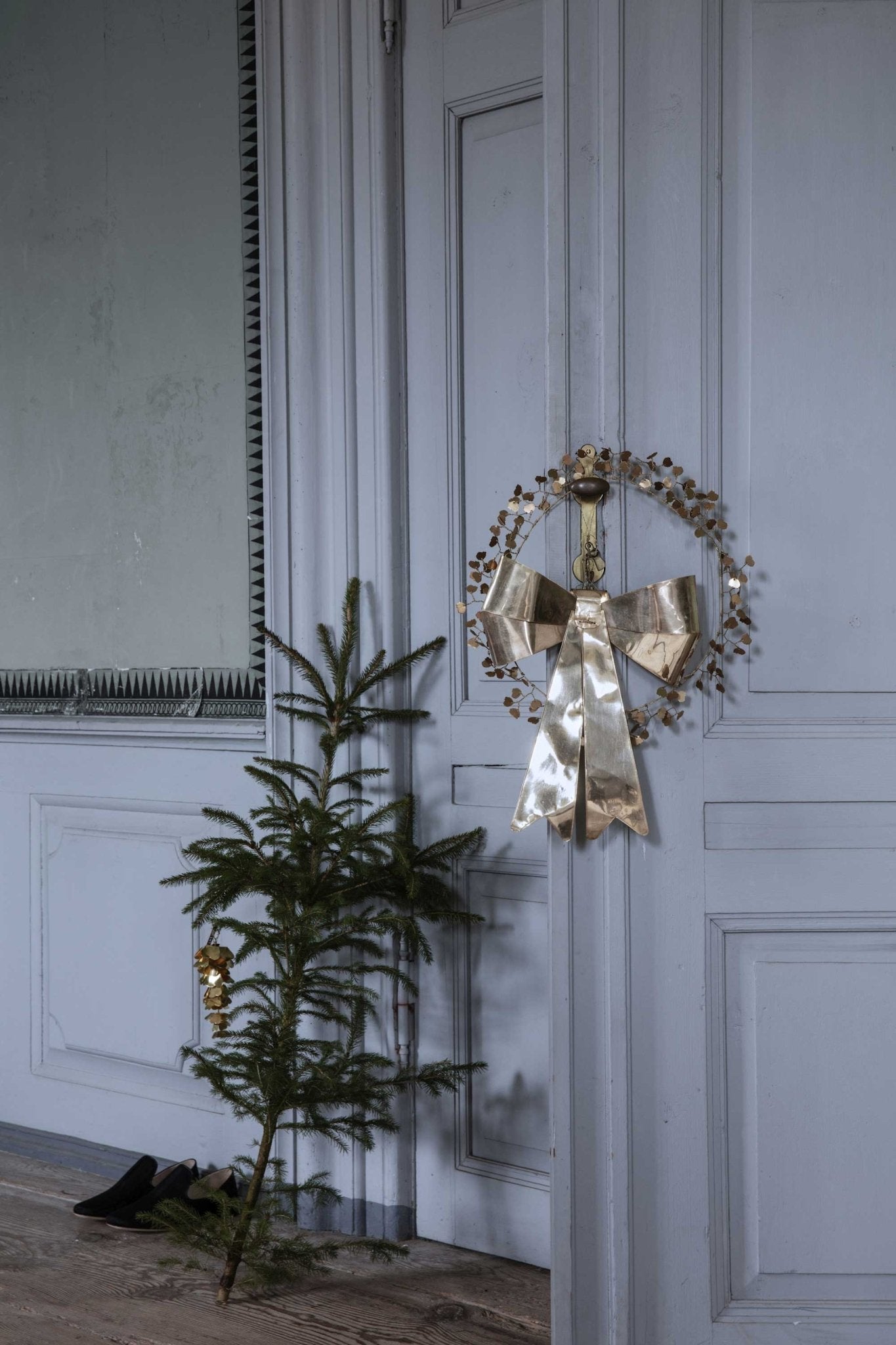 NORDIC.CHRISTMAS - Walther&co large brass bow