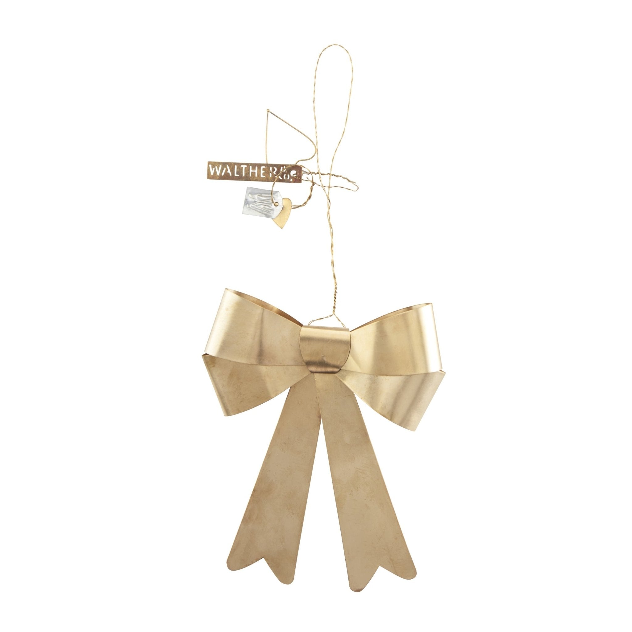 NORDIC.CHRISTMAS - Walther&co medium brass bow