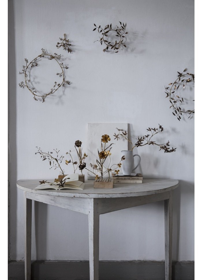 NORDIC.CHRISTMAS - Walther&co silver Christmas rose branch