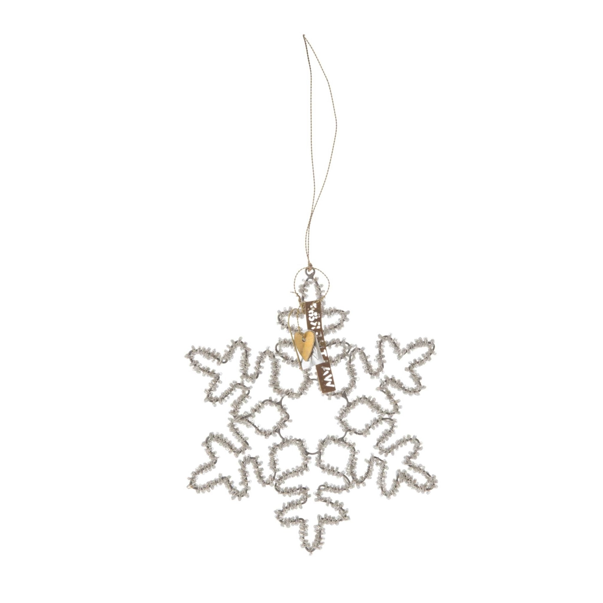 NORDIC.CHRISTMAS - Walther&co snow flower ornament